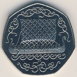 Остров Мэн 50 пенсов 1983 год