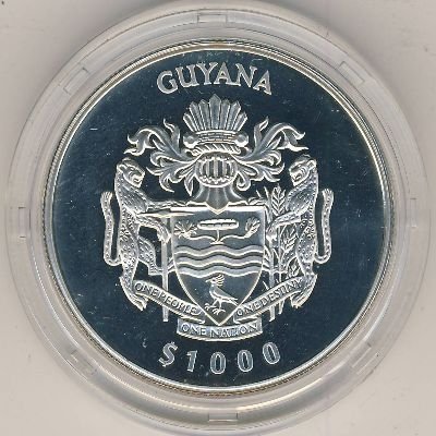 Гайана 1000 долларов 2005 год