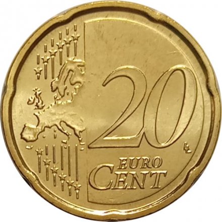 Германия 20 евроцентов 2019 год (A)