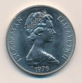 Остров Мэн 1 крона 1976 год - 100-летие конного трамвая (медь-никель)