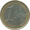 Эстония 1 евро 2011 год - Карта