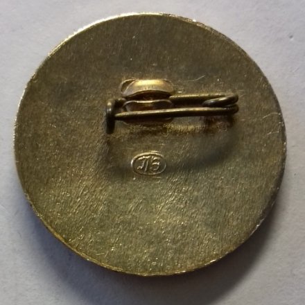 Значок &quot;Профсоюзно-комсомольский осенний кросс ЛОСПС&quot; 1973 год