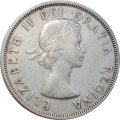 Канада 1 доллар 1958 год - 100 лет со дня основания Британской Колумбии