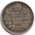 Канада 5 центов 1906 год - Король Эдуард VII