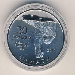 Канада 20 долларов 2012 год