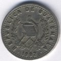 Гватемала 25 сентаво 1992 год