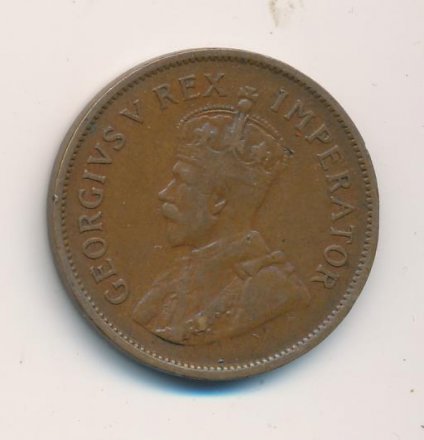 ЮАР 1/2 пенни 1936 год - Корабль