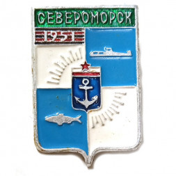 Значок Североморск. Герб. Батумская серия