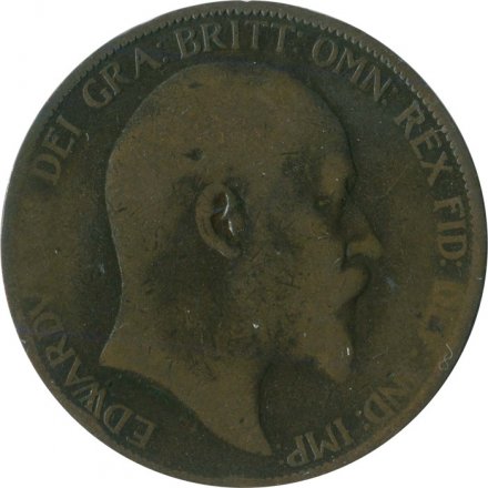 Великобритания 1 пенни 1902 год