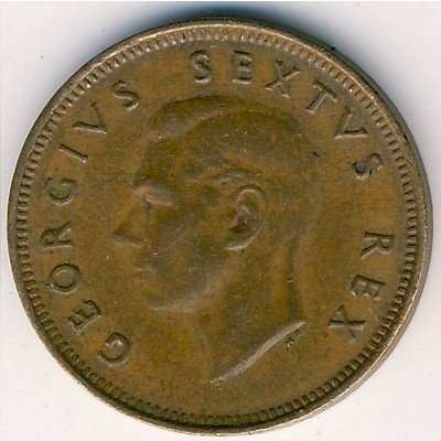 ЮАР 1/4 пенни 1948 год