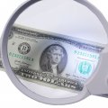 Лупа TH-606B  3д. увеличение 2.5x/4х/25xт с подсветкой 3 LED 3ААА