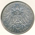 Саксония 3 марки 1911 год