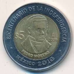 Мексика 50 песо 2009 год