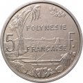 Французская Полинезия 5 франков 1982 год