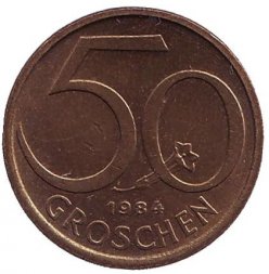 Австрия 50 грошей 1984 год