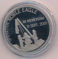 Либерия 10 долларов 2001 год - В память 11 сентября