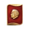 Значок В.И. Ленин, рельефный знак