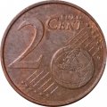 Ирландия 2 евроцентов 2008 год