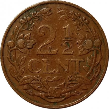 Кюрасао 2 1/2 цента 1948 год