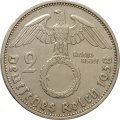 Третий Рейх 2 рейхсмарки 1938 год (G)