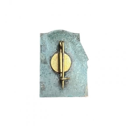 Значок Эстония. Таллин (Tallinn). Башня. Якорь. Бочка