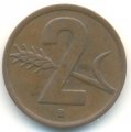 Швейцария 2 раппена 1953 год