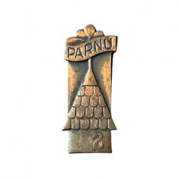 Значок Эстония. Пярну (Pärnu). Красная башня