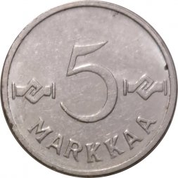 Финляндия 5 марок 1958 год