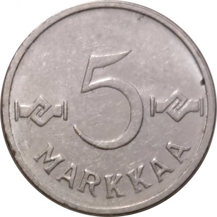Финляндия 5 марок 1958 год