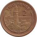 Гибралтар 2 пенса 1998 год