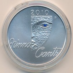 Финляндия 10 евро 2010 год - Минна Кант