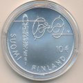 Финляндия 10 евро 2010 год - Минна Кант