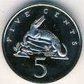 Ямайка 5 центов 1976 год