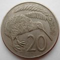 Новая Зеландия 20 центов 1981 год - Киви