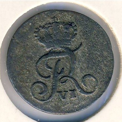 Дания 1 скиллинг 1809 год