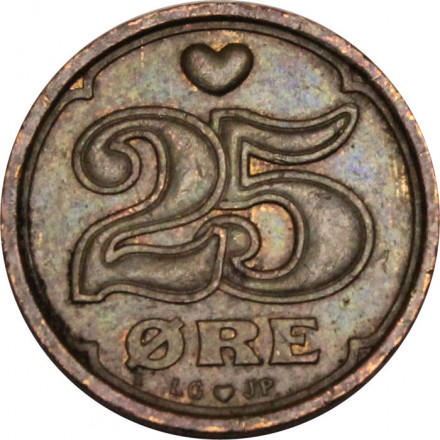 Дания 25 эре 1995 год