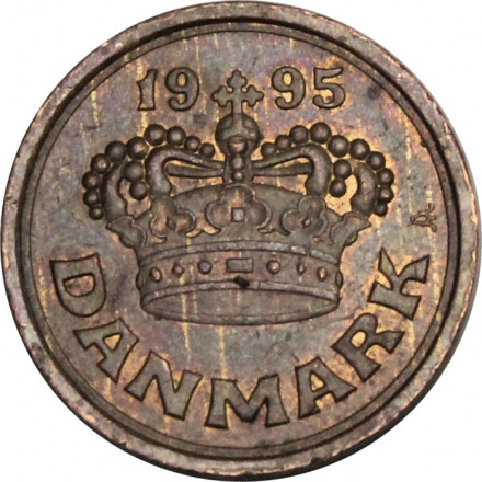 Дания 25 эре 1995 год