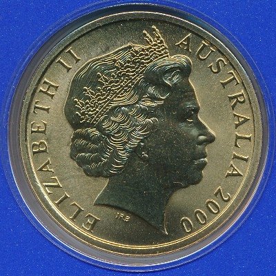 Австралия 5 долларов 2000 год - Олимпийские игры в Сиднее. Плавание (в буклете)