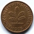 ФРГ 2 пфеннига 1975 год (D)