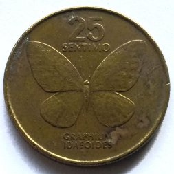 Филиппины 25 сентимо 1986 год