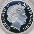 Австралия 2 доллара 2011 год - 100-летие Королевского военно-морского флота Австралии. Корабль HMAS Yarra III