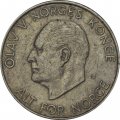 Норвегия 5 крон 1973 год - Король Улаф V