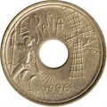 Испания 25 песет 1996 год - Кастилия - Ла-Манча. Дон Кихот