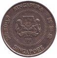 Сингапур 50 центов 1991 год - Алламанда