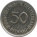 ФРГ 50 пфеннигов 1975 год (J)