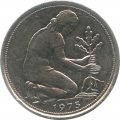 ФРГ 50 пфеннигов 1975 год (J)