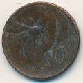 Италия 10 чентезимо 1930 год