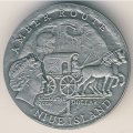 Ниуэ 1 доллар 2008 год - Калининград (вставка из янтаря)