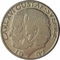 Швеция 1 крона 1997 год - Король Карл XVI Густав