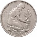 ФРГ 50 пфеннигов 1980 год (J)